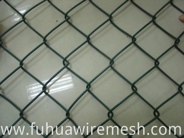 Galvanized, PVC Coating Chain Link Wire Mesh Fence